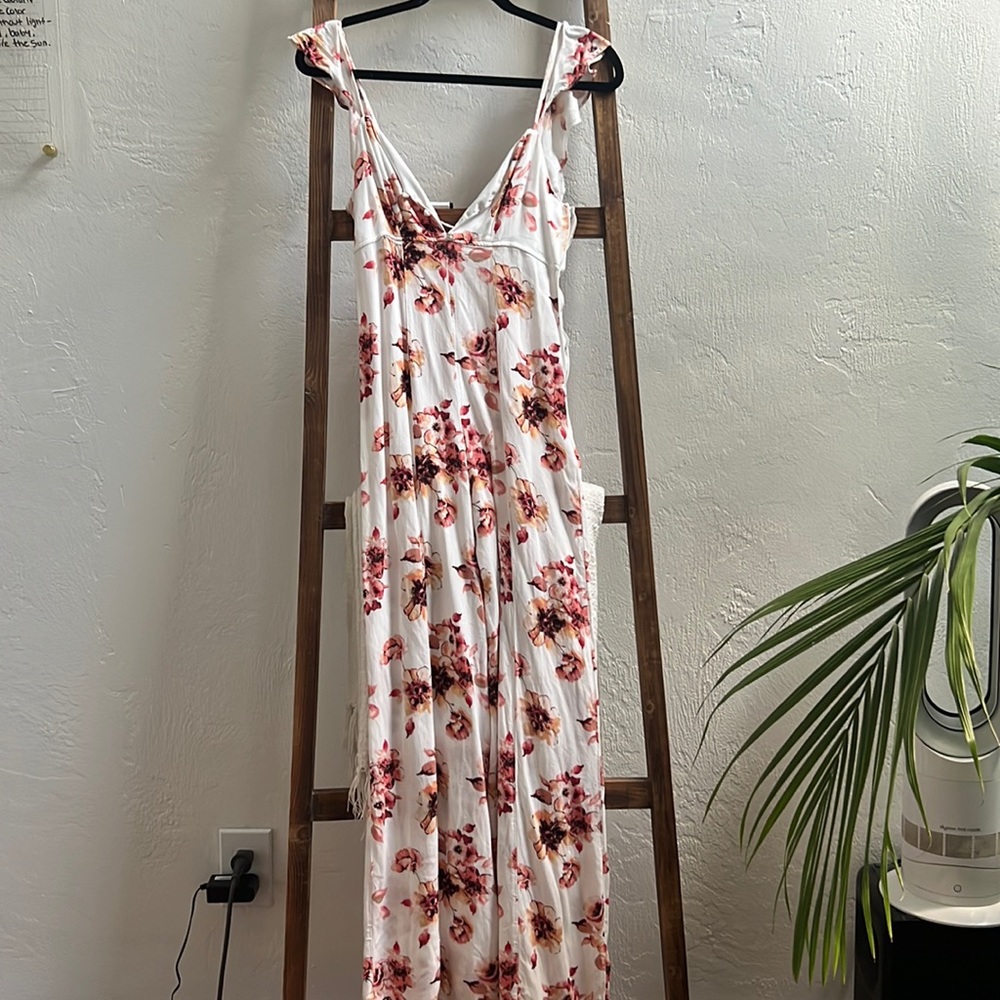 Soft Floral Forever 21 Jumpsuit